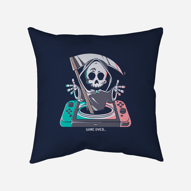 No More Lives-none removable cover w insert throw pillow-Douglasstencil