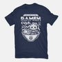 Lamb Ramen Cult-womens fitted tee-Logozaste