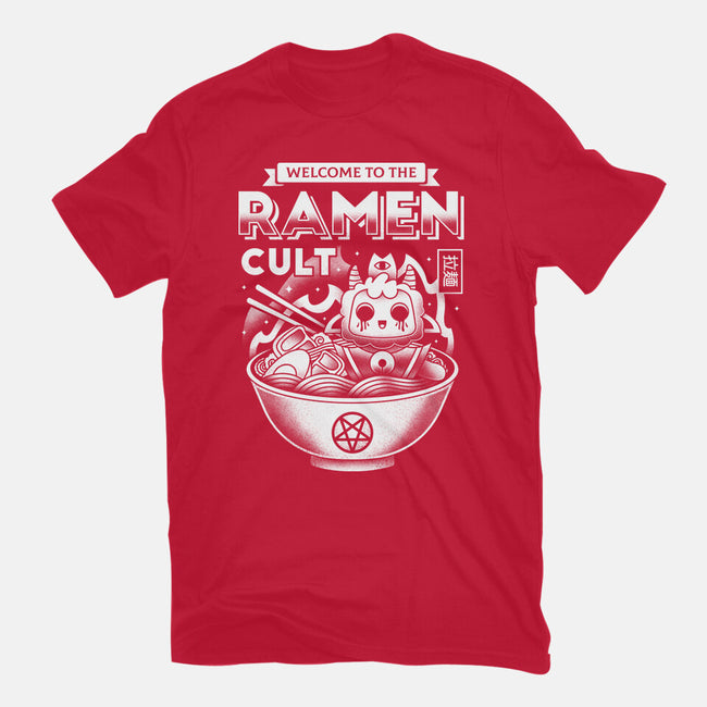 Lamb Ramen Cult-mens heavyweight tee-Logozaste