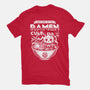 Lamb Ramen Cult-mens heavyweight tee-Logozaste