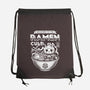Lamb Ramen Cult-none drawstring bag-Logozaste
