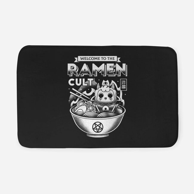 Lamb Ramen Cult-none memory foam bath mat-Logozaste