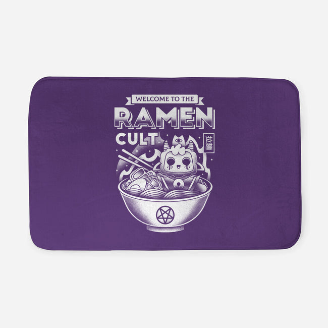 Lamb Ramen Cult-none memory foam bath mat-Logozaste