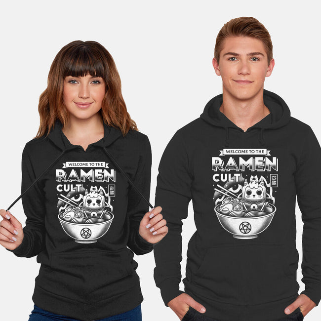 Lamb Ramen Cult-unisex pullover sweatshirt-Logozaste