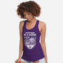 Lamb Ramen Cult-womens racerback tank-Logozaste