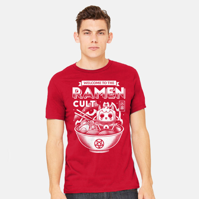 Lamb Ramen Cult-mens heavyweight tee-Logozaste