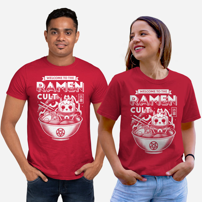Lamb Ramen Cult-unisex basic tee-Logozaste