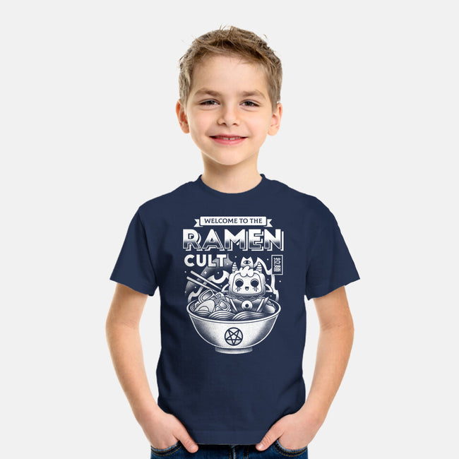Lamb Ramen Cult-youth basic tee-Logozaste