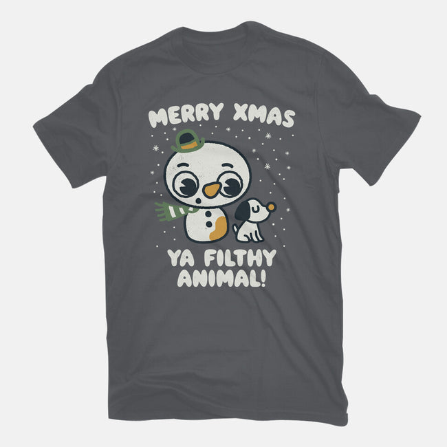Merry Xmas-mens premium tee-Weird & Punderful