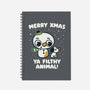 Merry Xmas-none dot grid notebook-Weird & Punderful
