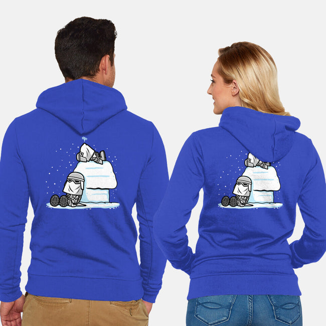 Snowsnoopers-unisex zip-up sweatshirt-Boggs Nicolas
