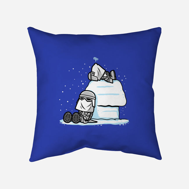 Snowsnoopers-none removable cover w insert throw pillow-Boggs Nicolas