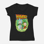 Back To The Checkpoint-womens v-neck tee-Diego Oliver