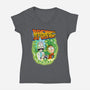 Back To The Checkpoint-womens v-neck tee-Diego Oliver