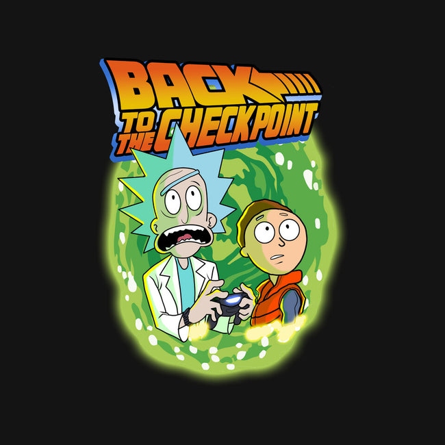 Back To The Checkpoint-womens v-neck tee-Diego Oliver