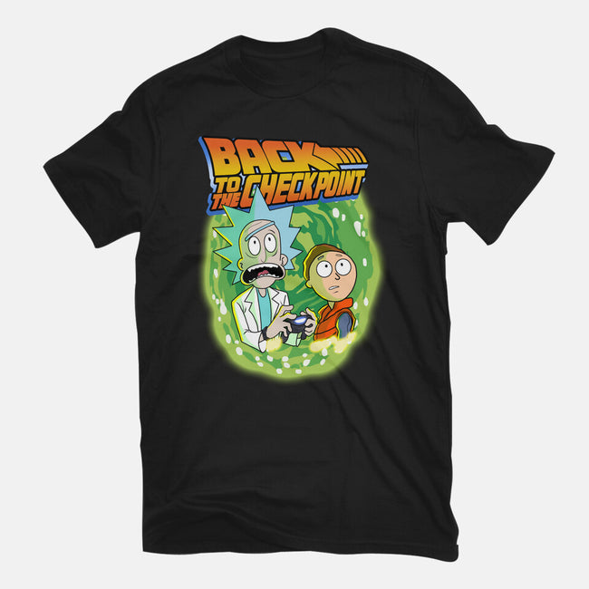 Back To The Checkpoint-womens fitted tee-Diego Oliver