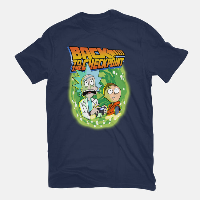 Back To The Checkpoint-womens fitted tee-Diego Oliver