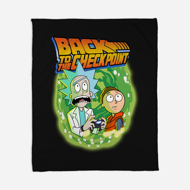 Back To The Checkpoint-none fleece blanket-Diego Oliver