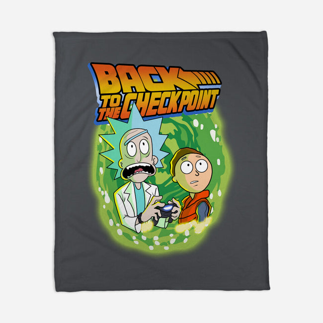 Back To The Checkpoint-none fleece blanket-Diego Oliver