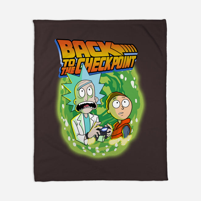 Back To The Checkpoint-none fleece blanket-Diego Oliver