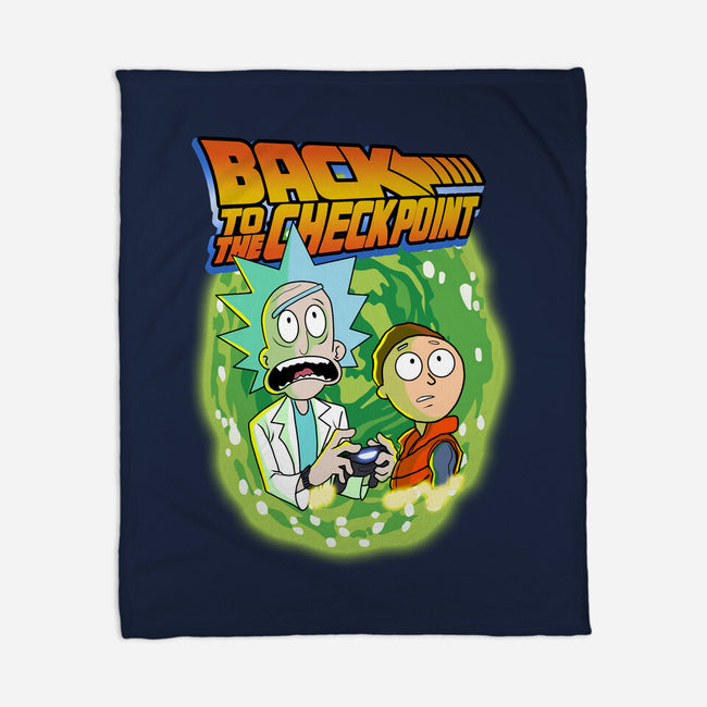 Back To The Checkpoint-none fleece blanket-Diego Oliver