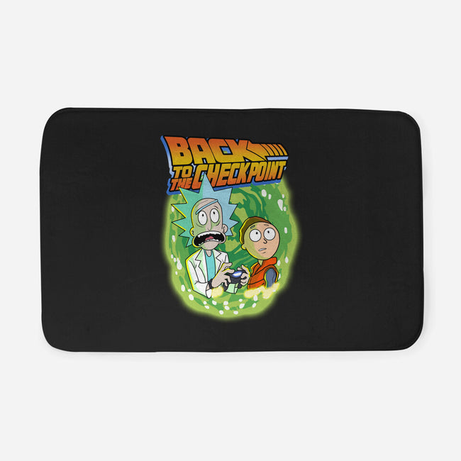 Back To The Checkpoint-none memory foam bath mat-Diego Oliver