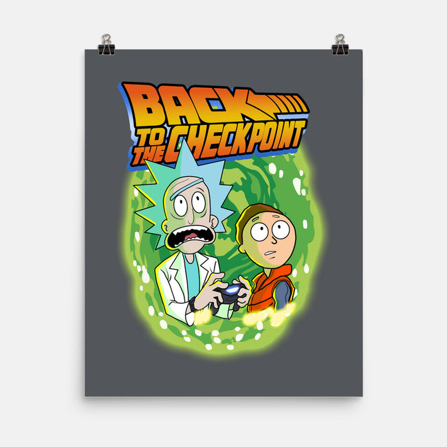Back To The Checkpoint-none matte poster-Diego Oliver