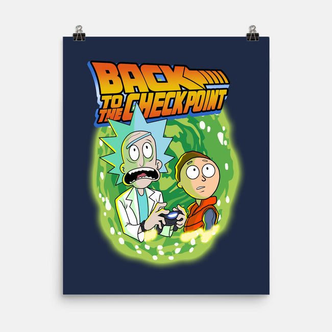 Back To The Checkpoint-none matte poster-Diego Oliver