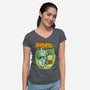 Back To The Checkpoint-womens v-neck tee-Diego Oliver