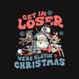 Slayin' Christmas-none glossy sticker-momma_gorilla