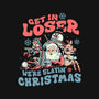 Slayin' Christmas-none removable cover w insert throw pillow-momma_gorilla