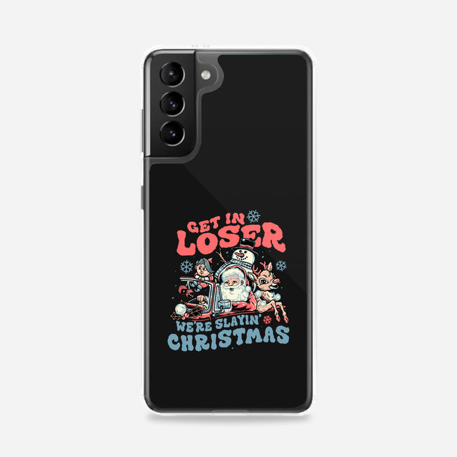 Slayin' Christmas-samsung snap phone case-momma_gorilla