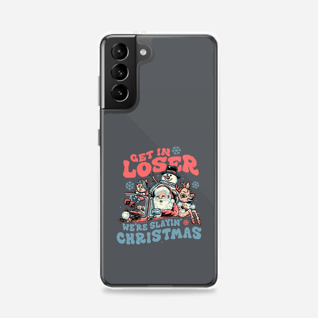 Slayin' Christmas-samsung snap phone case-momma_gorilla