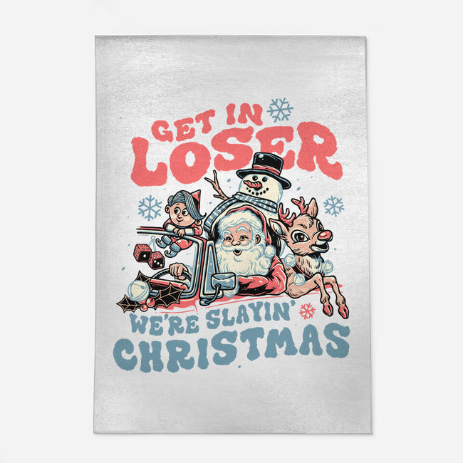 Slayin' Christmas-none indoor rug-momma_gorilla
