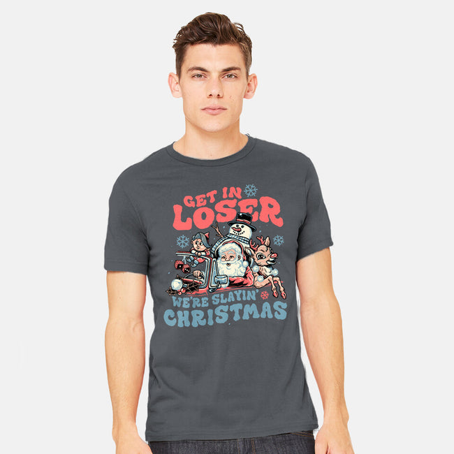Slayin' Christmas-mens heavyweight tee-momma_gorilla