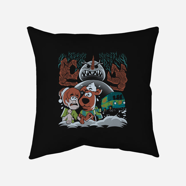 Mystery Christmas-none removable cover w insert throw pillow-estudiofitas