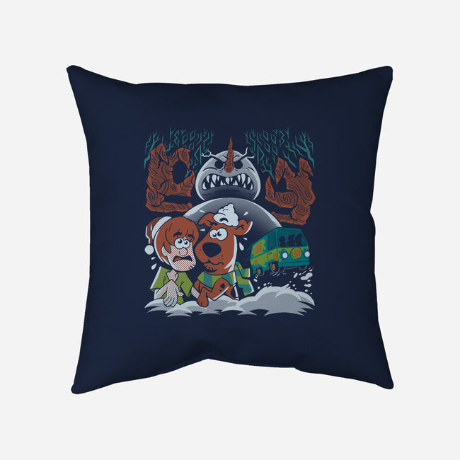Mystery Christmas-none removable cover w insert throw pillow-estudiofitas