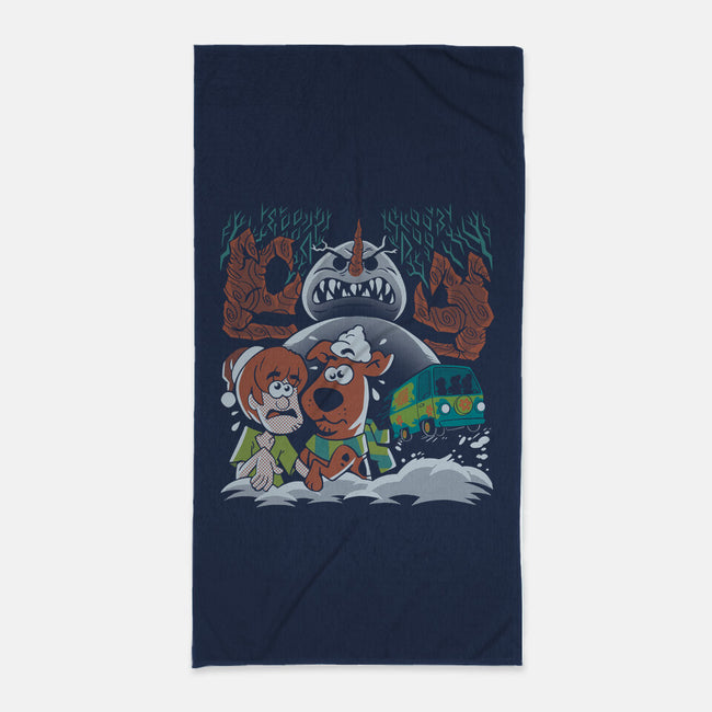 Mystery Christmas-none beach towel-estudiofitas