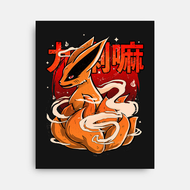 Chibi Kurama-none stretched canvas-IKILO