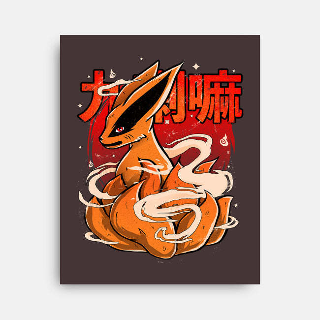 Chibi Kurama-none stretched canvas-IKILO