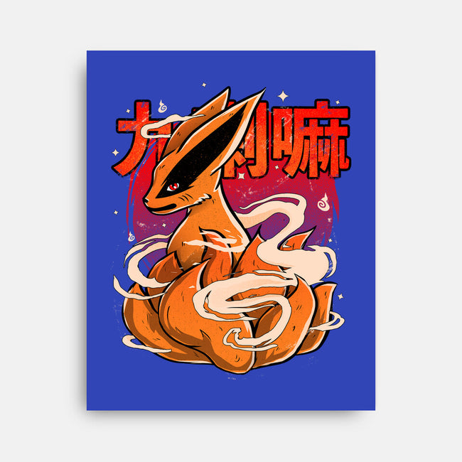 Chibi Kurama-none stretched canvas-IKILO