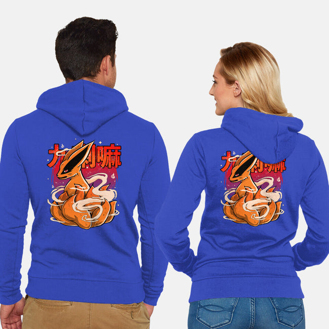 Chibi Kurama-unisex zip-up sweatshirt-IKILO