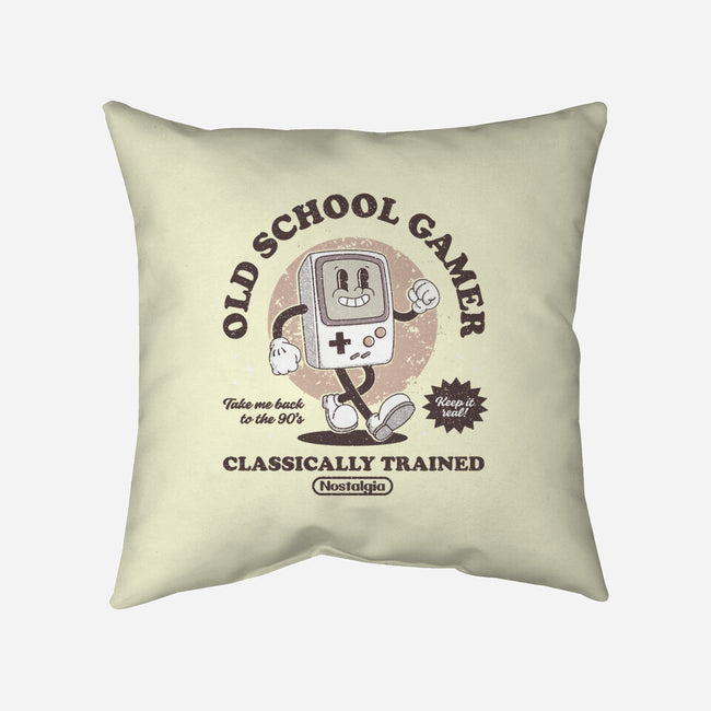 Nostalgic Boy-none removable cover w insert throw pillow-retrodivision