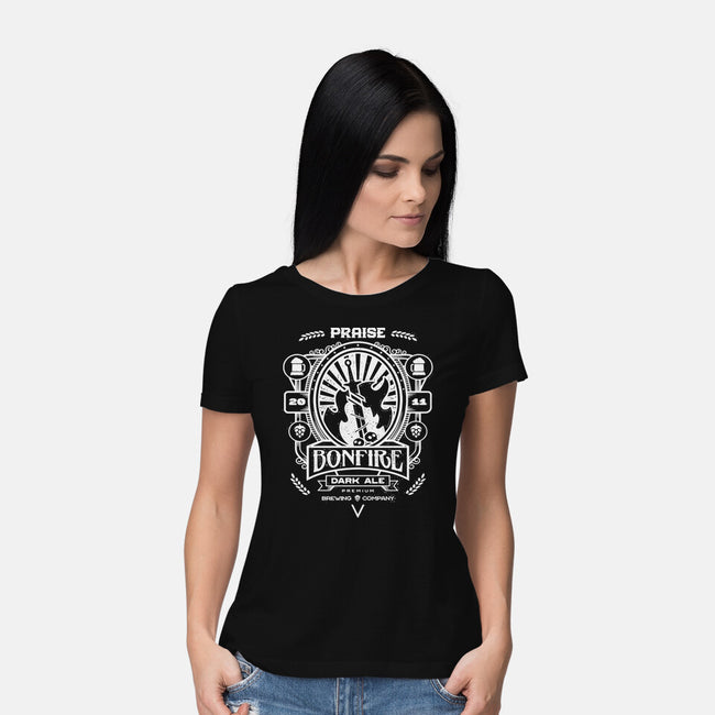 Bonfire-womens basic tee-Logozaste