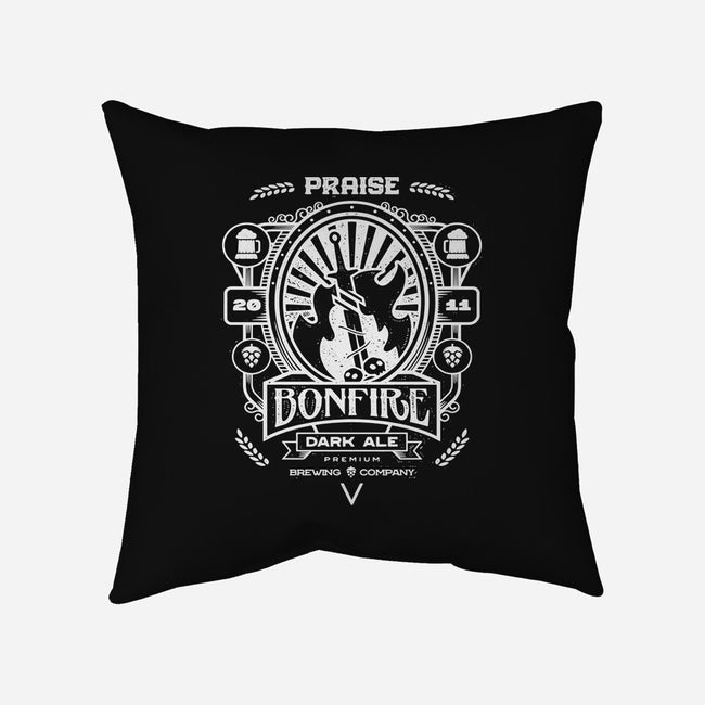 Bonfire-none removable cover w insert throw pillow-Logozaste