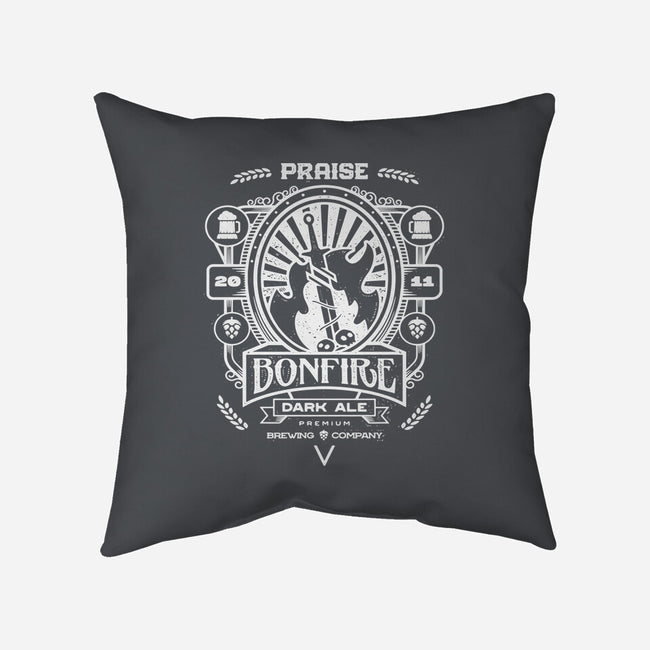 Bonfire-none removable cover w insert throw pillow-Logozaste