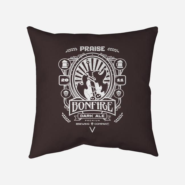 Bonfire-none removable cover w insert throw pillow-Logozaste
