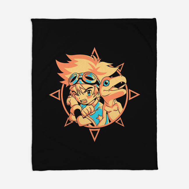Awakening Of Courage-none fleece blanket-Douglasstencil