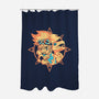 Awakening Of Courage-none polyester shower curtain-Douglasstencil