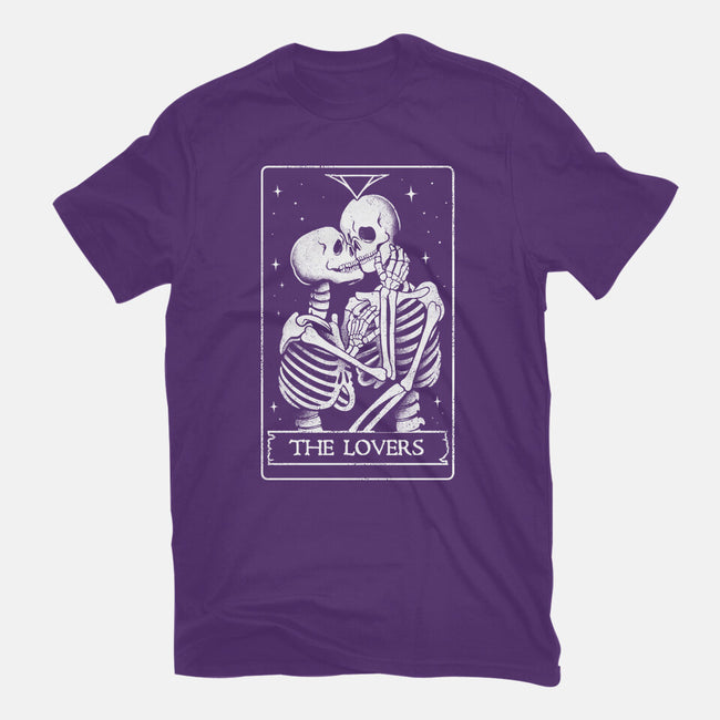 The Lovers Tarot-womens fitted tee-eduely
